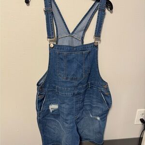 Blue Denim Overalls